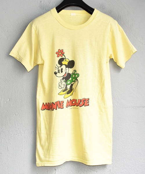 Minnie ミニー 両面プリント Tシャツ カットソー Tシャツ Vintage ディズニーヴィンテージ のファッション Tシャツ トップス 80 S Disney ヴィンテージ古着 Disney