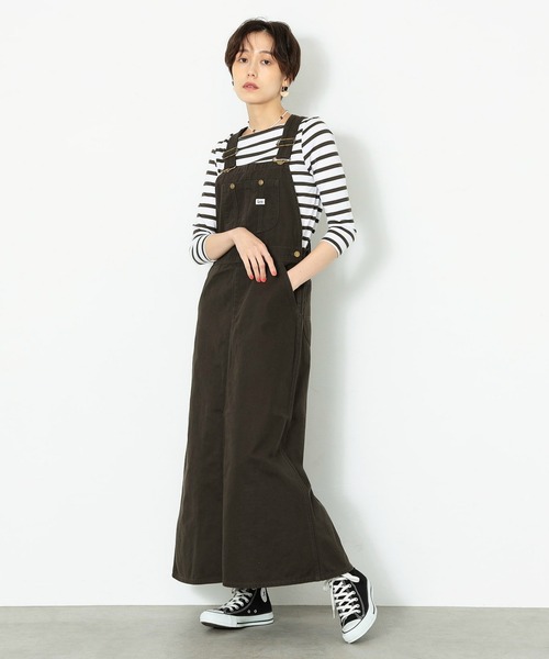 Lee（リー）の「Lee/リー オーバーオール ロングスカート