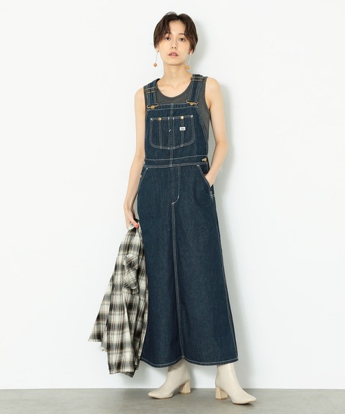 Lee（リー）の「Lee/リー オーバーオール ロングスカート
