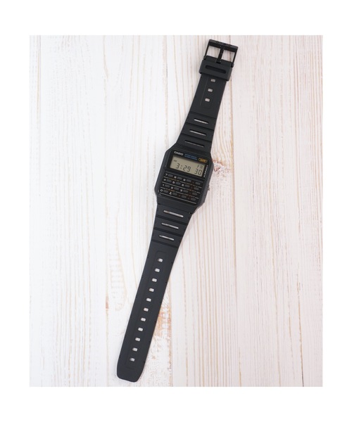 CASIO(カシオ)の「CASIO カシオ:CA-53 チープカシオ 腕時計 カリキュレーター(デジタル腕時計・レディース・ブラック×ブラック/ブラック/ワイン/ネイビー/カーキ/キナリ・FREE)」の19枚目の写真
