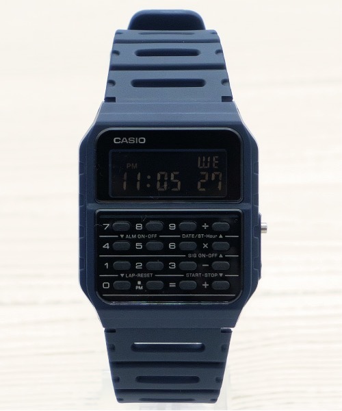 CASIO(カシオ)の「CASIO カシオ:CA-53 チープカシオ 腕時計 カリキュレーター(デジタル腕時計・レディース・ブラック×ブラック/ブラック/ワイン/ネイビー/カーキ/キナリ・FREE)」の7枚目の写真