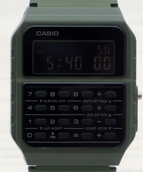 CASIO(カシオ)の「CASIO カシオ:CA-53 チープカシオ 腕時計 カリキュレーター(デジタル腕時計・レディース・ブラック×ブラック/ブラック/ワイン/ネイビー/カーキ/キナリ・FREE)」の10枚目の写真