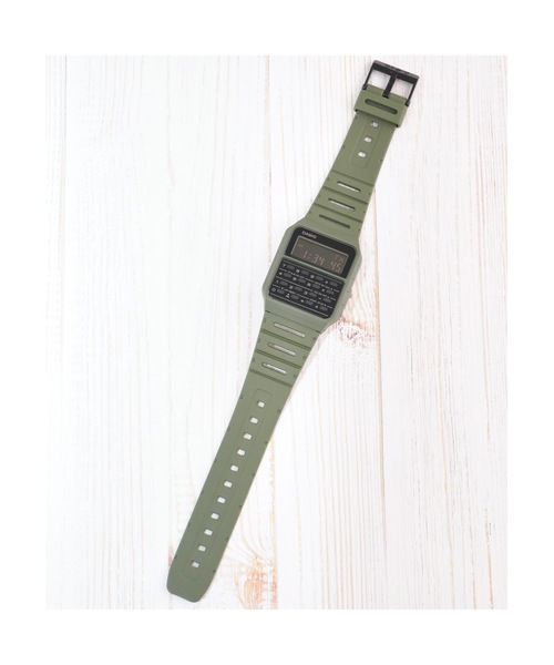 CASIO(カシオ)の「CASIO カシオ:CA-53 チープカシオ 腕時計 カリキュレーター(デジタル腕時計・レディース・ブラック×ブラック/ブラック/ワイン/ネイビー/カーキ/キナリ・FREE)」の17枚目の写真