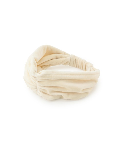 ADAM ET ROPE'（アダムエロペ）の「オーガニックコットンベロアヘアバンド（ヘアバンド・レディース・レンガ/キナリ・FREE）」の10枚目の写真