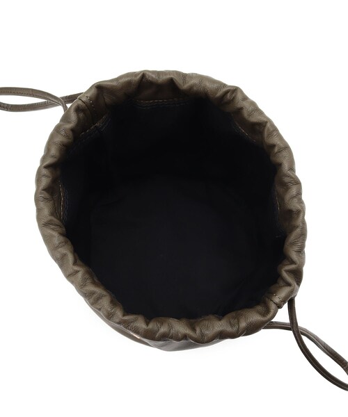 DRESSTERIOR（ドレステリア）の「◆Scye（サイ） 巾着バッグ（ショルダーバッグ・レディース・ブラック/カーキ・00）」の9枚目の写真
