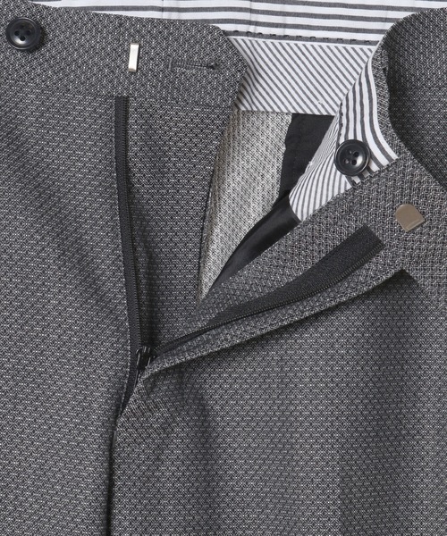 CROWDED CLOSET（クラウデッドクローゼット）の「TW マイクロドビー柄スーツ／2ピースビジネスセットアップスーツ（セットアップ・メンズ・ベージュ/ネイビー/グレー/ボルドー・01/02/03/04）」の5枚目の写真