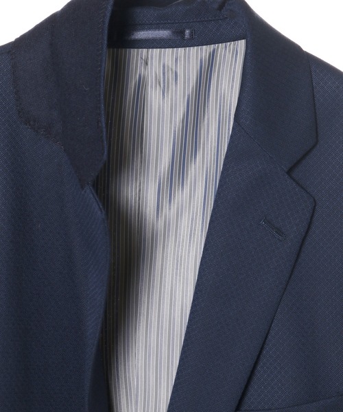 CROWDED CLOSET（クラウデッドクローゼット）の「TW マイクロドビー柄スーツ／2ピースビジネスセットアップスーツ（セットアップ・メンズ・ベージュ/ネイビー/グレー/ボルドー・01/02/03/04）」の22枚目の写真