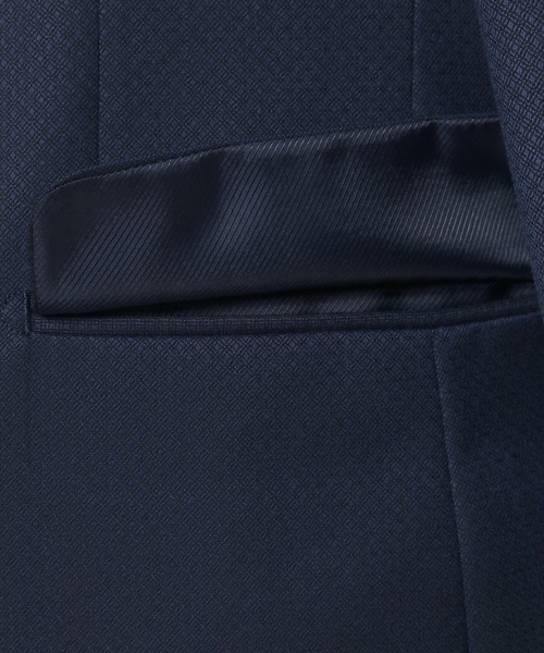 CROWDED CLOSET（クラウデッドクローゼット）の「TW マイクロドビー柄スーツ／2ピースビジネスセットアップスーツ（セットアップ・メンズ・ベージュ/ネイビー/グレー/ボルドー・01/02/03/04）」の15枚目の写真