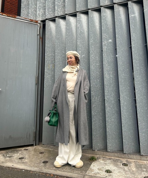 mikomori(ミコモリ)の「DROP COAT(その他アウター・レディース・ライトグレー/グレー・MEDIUM)」の4枚目の写真