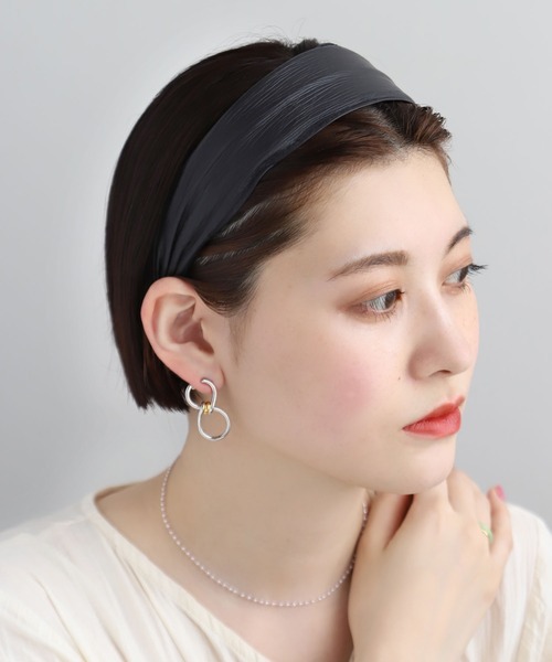 ANEMONE（アネモネ）の「クラシカルワイドカチューシャ（カチューシャ・レディース・ブラック/ダークブラウン/グレー/キャメル・FREE）」の2枚目の写真