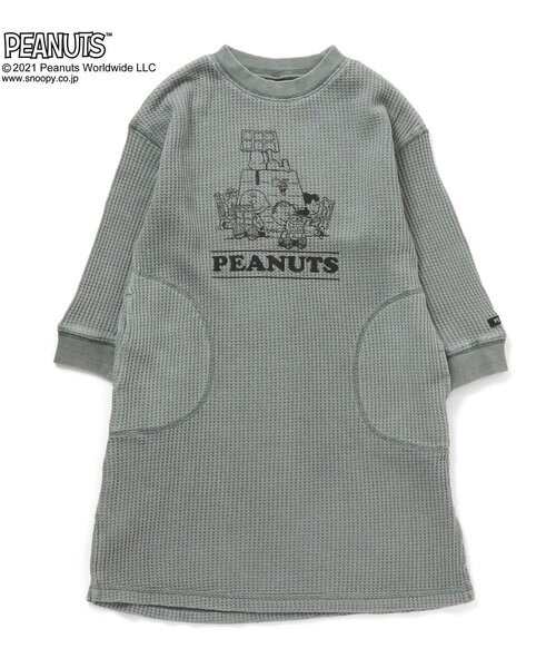 F.O.KIDS(エフオーキッズ)の「PEANUTSコラボワンピース(ワンピース・キッズ・ベージュ/ブラウン/サックスブルー・120/130/80/100/95/90/110/140)」の12枚目の写真