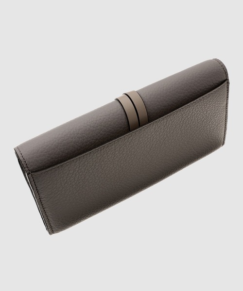 Chloe（クロエ）の「ALPHABET / フラップ付きロングウォレット　WALLET WITH FLAP（財布・レディース・グレー・FREE）」の3枚目の写真