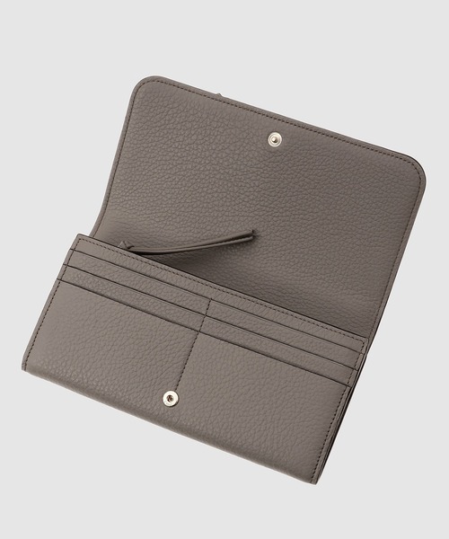 Chloe（クロエ）の「ALPHABET / フラップ付きロングウォレット　WALLET WITH FLAP（財布・レディース・グレー・FREE）」の2枚目の写真