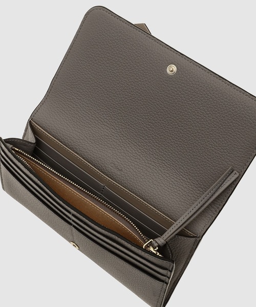 Chloe（クロエ）の「ALPHABET / フラップ付きロングウォレット　WALLET WITH FLAP（財布・レディース・グレー・FREE）」の8枚目の写真