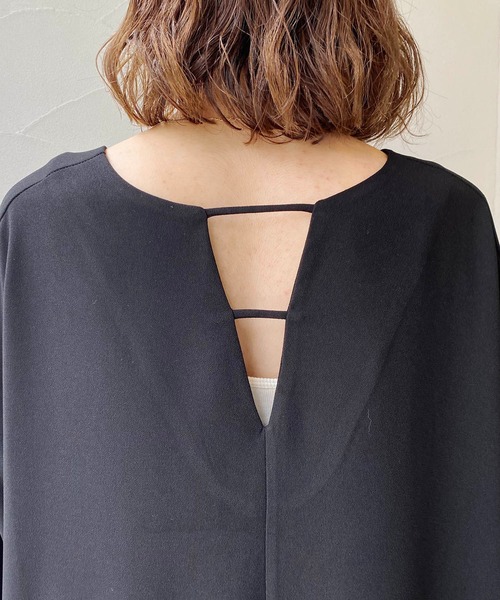 CAPRICIEUX LE'MAGE（カプリシューレマージュ）の「2WAYカットアウトワンピース（ワンピース・レディース・ブラック/グリーン/キャメル・FREE）」の17枚目の写真