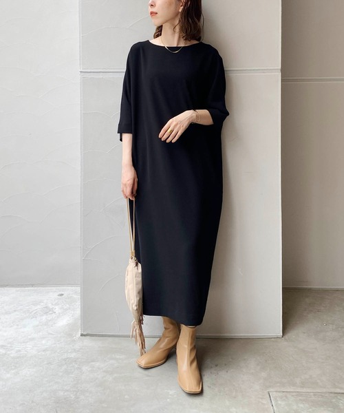 CAPRICIEUX LE'MAGE（カプリシューレマージュ）の「2WAYカットアウトワンピース（ワンピース・レディース・ブラック/グリーン/キャメル・FREE）」の19枚目の写真