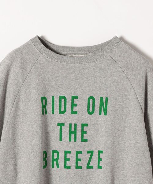 SHIPS any(シップス エニィ)の「【SHIPS any別注】THE KNiTS: ロゴ ハーフスリーブ オーバー スウェット(スウェット・レディース・チャコールグレー/グレー・ONE SIZE)」の5枚目の写真