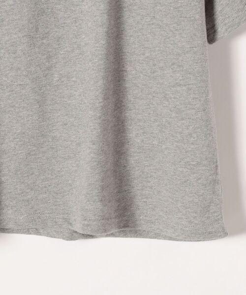 SHIPS any(シップス エニィ)の「【SHIPS any別注】THE KNiTS: ロゴ ハーフスリーブ オーバー スウェット(スウェット・レディース・チャコールグレー/グレー・ONE SIZE)」の7枚目の写真