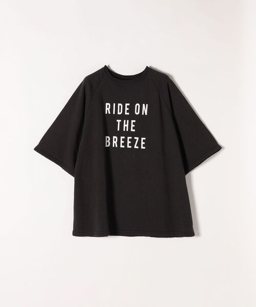 SHIPS any(シップス エニィ)の「【SHIPS any別注】THE KNiTS: ロゴ ハーフスリーブ オーバー スウェット(スウェット・レディース・チャコールグレー/グレー・ONE SIZE)」の9枚目の写真