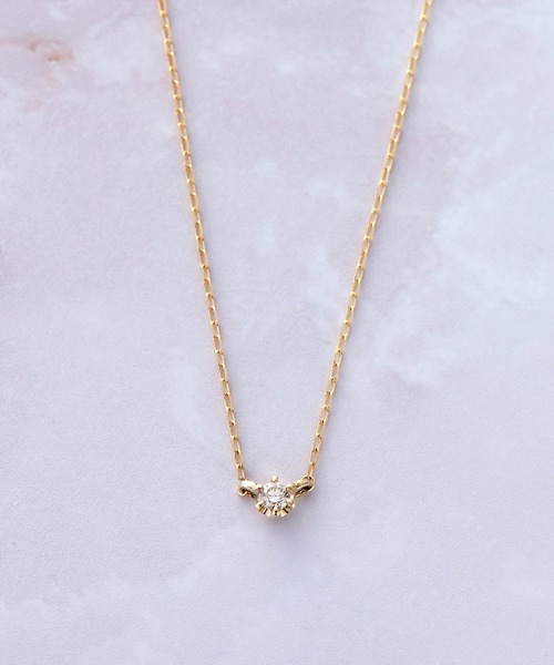 Samantha Tiara（サマンサティアラ）の「【WEB限定】K10ダイヤモンドネックレス（ネックレス・レディース・イエローゴールド・40cm）」の10枚目の写真