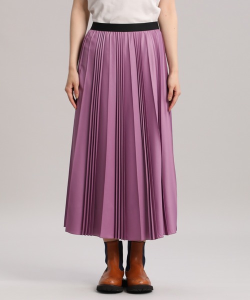 INED(イネド)の「ランダムプリーツスカート(スカート・レディース・ブルーグレー/モカ/ラベンダー・9号)」の14枚目の写真
