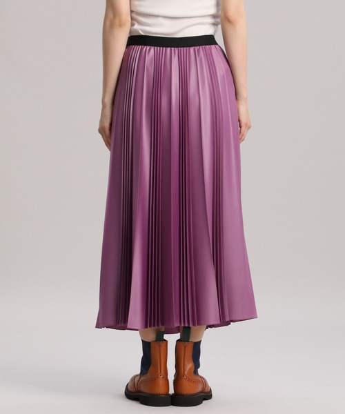 INED(イネド)の「ランダムプリーツスカート(スカート・レディース・ブルーグレー/モカ/ラベンダー・9号)」の7枚目の写真