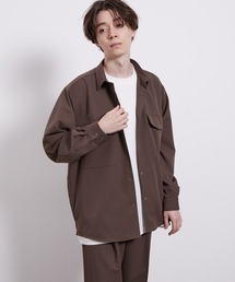 JUNRED | 【セットアップ対応】【撥水・イージーケア】バイシクルリラックスCPOシャツ(シャツ/ブラウス)