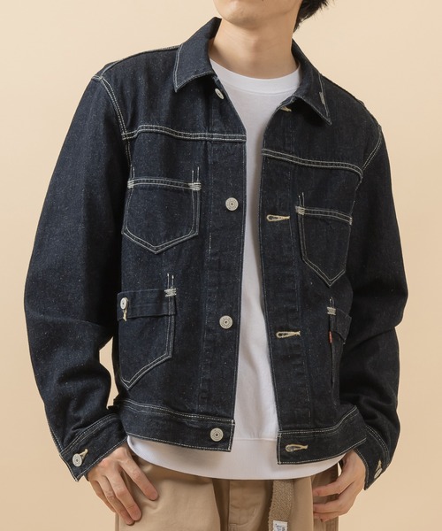 Levi's RED（リーバイスレッド）の「【Levi's Red/リーバイス レッド】TRUCKER THE LIGHTS GO OUT/デニムジャケット（デニムジャケット・メンズ・インディゴブルー・S/M/L）」の3枚目の写真