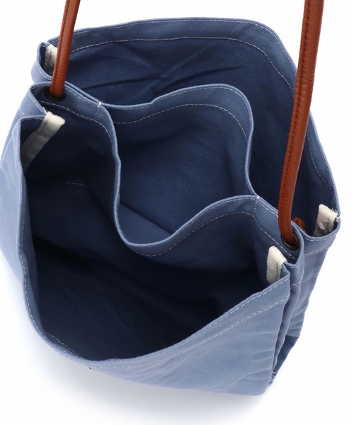 Dickies(ディッキーズ)の「Dickies TWO ROOMS CANVAS SHOULDERBAG(ショルダーバッグ・メンズ・サックスブルー/ライトブラウン/ブラック/オフホワイト・FREE)」の11枚目の写真