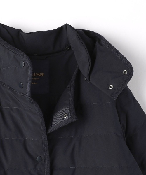 Grand PARK（グランドパーク）の「2WAY　ミドルダウンコート（ダウンジャケット/コート・レディース・ブラック/モカ/ネイビー・MEDIUM/LARGE）」の6枚目の写真