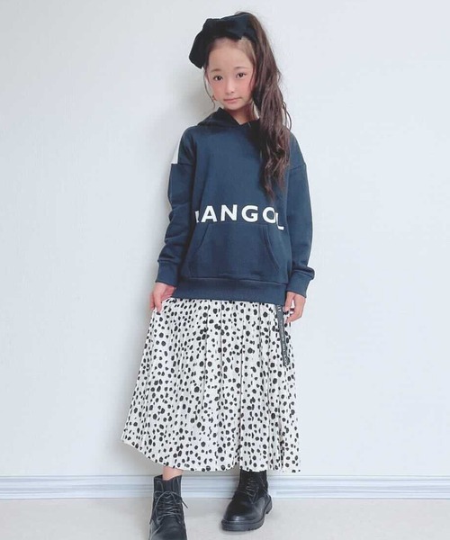 KANGOL（カンゴール）の「【KANGOL KIDS】裏毛バックバイカラーパーカー（パーカー・キッズ・ブラック/サックスブルー/モカ・130㎝/140㎝/150cm/120cm）」の22枚目の写真