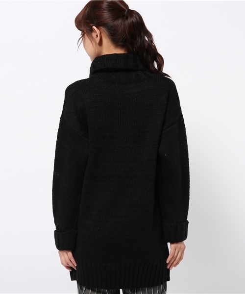 Chico（チコ）の「オフタートルロングニット（ニット/セーター・レディース・ホワイト/グレー/ブラック・FREE）」の8枚目の写真