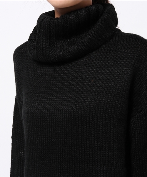 Chico（チコ）の「オフタートルロングニット（ニット/セーター・レディース・ホワイト/グレー/ブラック・FREE）」の9枚目の写真