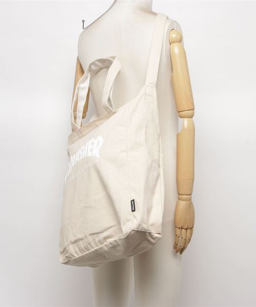 THRASHER（スラッシャー）の「THRASHER/ｽﾗｯｼｬｰ 2wayﾄｰﾄﾊﾞｯｸﾞ（トートバッグ・メンズ・ホワイト/ホワイト系その他/ホワイト系その他3/ホワイト系その他2・FREE）」の11枚目の写真