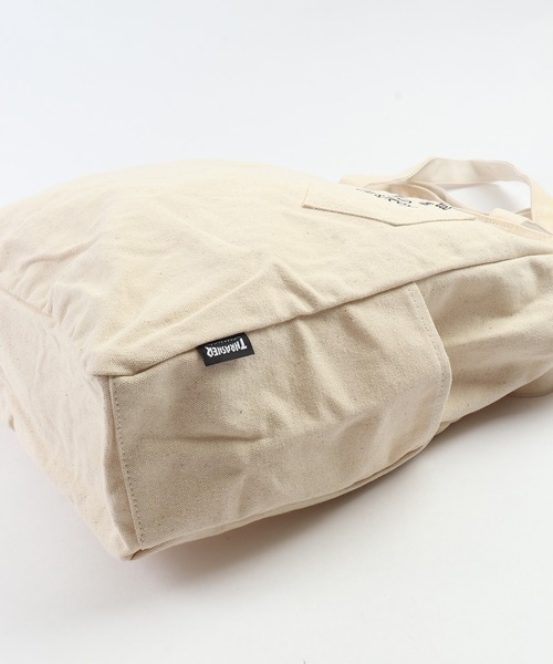 THRASHER（スラッシャー）の「THRASHER/ｽﾗｯｼｬｰ 2wayﾄｰﾄﾊﾞｯｸﾞ（トートバッグ・メンズ・ホワイト/ホワイト系その他/ホワイト系その他3/ホワイト系その他2・FREE）」の8枚目の写真