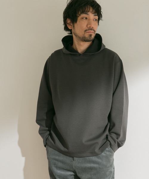 URBAN RESEARCH DOORS(アーバンリサーチドアーズ)の「ダブルフェイスフーディ(パーカー・メンズ・イエロー/ブラウン/チャコールグレー/オフホワイト・38/40)」の3枚目の写真