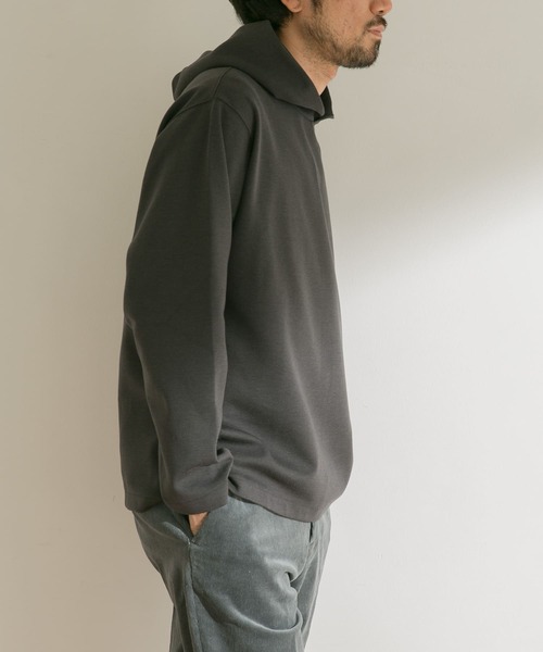 URBAN RESEARCH DOORS(アーバンリサーチドアーズ)の「ダブルフェイスフーディ(パーカー・メンズ・イエロー/ブラウン/チャコールグレー/オフホワイト・38/40)」の20枚目の写真