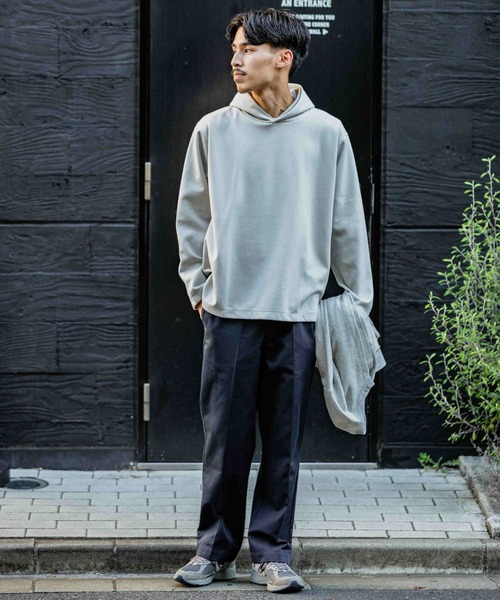 URBAN RESEARCH DOORS(アーバンリサーチドアーズ)の「ダブルフェイスフーディ(パーカー・メンズ・イエロー/ブラウン/チャコールグレー/オフホワイト・38/40)」の18枚目の写真