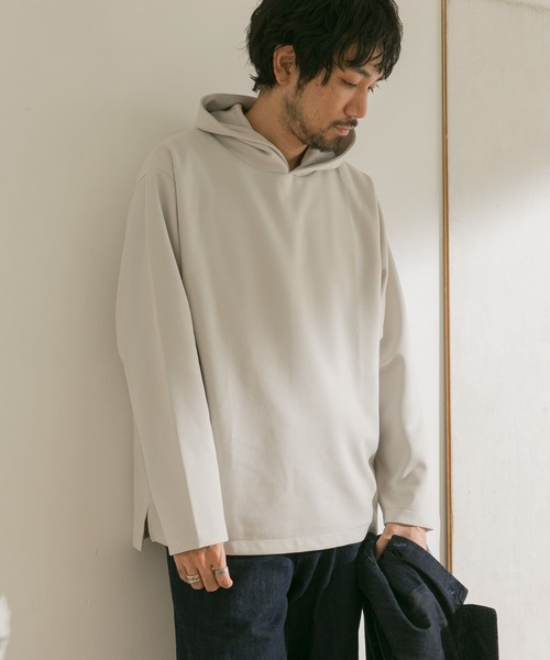 URBAN RESEARCH DOORS(アーバンリサーチドアーズ)の「ダブルフェイスフーディ(パーカー・メンズ・イエロー/ブラウン/チャコールグレー/オフホワイト・38/40)」の10枚目の写真