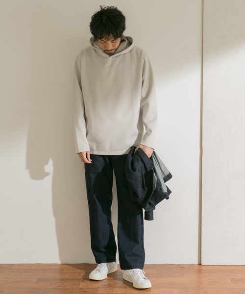 URBAN RESEARCH DOORS(アーバンリサーチドアーズ)の「ダブルフェイスフーディ(パーカー・メンズ・イエロー/ブラウン/チャコールグレー/オフホワイト・38/40)」の14枚目の写真