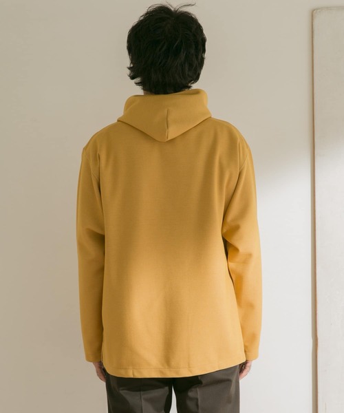 URBAN RESEARCH DOORS(アーバンリサーチドアーズ)の「ダブルフェイスフーディ(パーカー・メンズ・イエロー/ブラウン/チャコールグレー/オフホワイト・38/40)」の15枚目の写真
