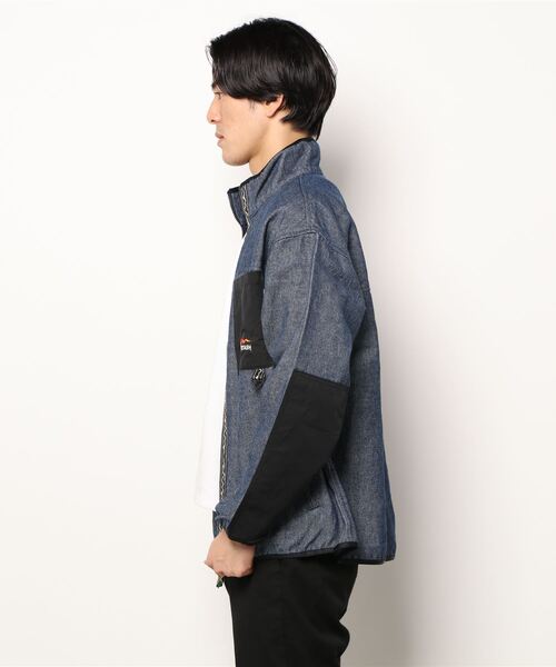 MANASTASH（マナスタッシュ）の「MANASTASH/マナスタッシュ　CHILLIWACK JKT 21（ブルゾン・メンズ・その他1/インディゴブルー/ブラック・LARGE/MEDIUM/X-LARGE）」の4枚目の写真