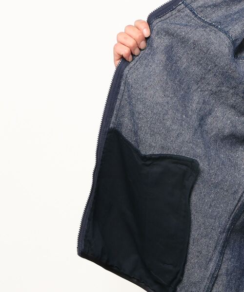 MANASTASH（マナスタッシュ）の「MANASTASH/マナスタッシュ　CHILLIWACK JKT 21（ブルゾン・メンズ・その他1/インディゴブルー/ブラック・LARGE/MEDIUM/X-LARGE）」の5枚目の写真