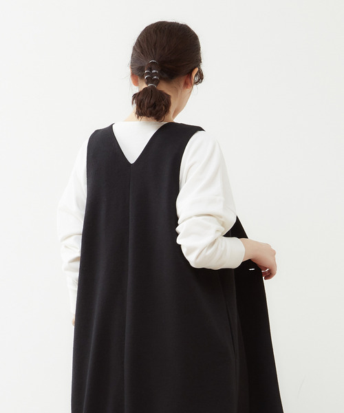MELROSE claire(メルローズ クレール)の「【大人ロゴ微起毛裏毛☆暖かいリラックストレーナー】(スウェット・レディース・ブラウン/グレー/オフホワイト・FREE)」の9枚目の写真
