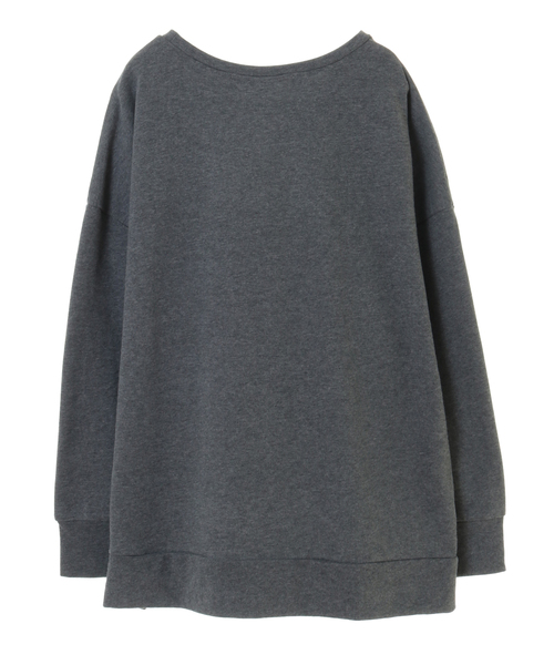 MELROSE claire(メルローズ クレール)の「【大人ロゴ微起毛裏毛☆暖かいリラックストレーナー】(スウェット・レディース・ブラウン/グレー/オフホワイト・FREE)」の22枚目の写真