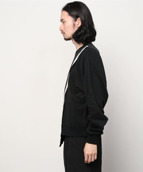 SISE(シセ)の「SISE LINE SWEAT(スウェット・メンズ・ブラック×ホワイト・MEDIUM/LARGE)」の4枚目の写真