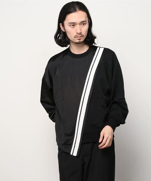 SISE(シセ)の「SISE LINE SWEAT(スウェット・メンズ・ブラック×ホワイト・MEDIUM/LARGE)」の7枚目の写真