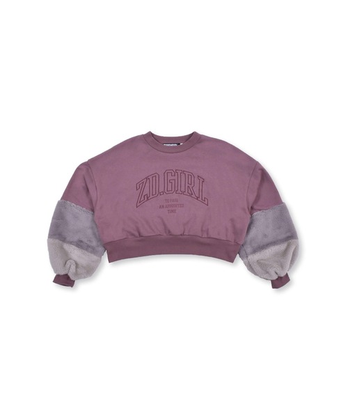 【パーリーゲイツ】レディース トレーナー 袖ファー サイズ0 ファー付き（スウェット・トレーナー｜トップス