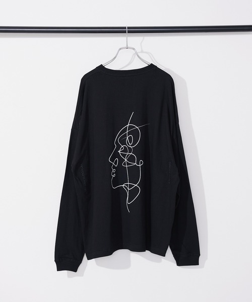 UNTRACE（アントレース）の「UNTRACE GRAND HOTEL 004 L/S TEE（Tシャツ/カットソー・メンズ・ブラック・M/L/XL）」の2枚目の写真