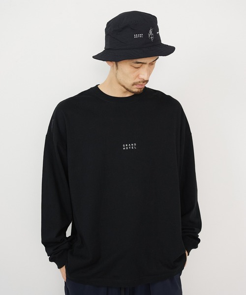 UNTRACE（アントレース）の「UNTRACE GRAND HOTEL 004 L/S TEE（Tシャツ/カットソー・メンズ・ブラック・M/L/XL）」の5枚目の写真